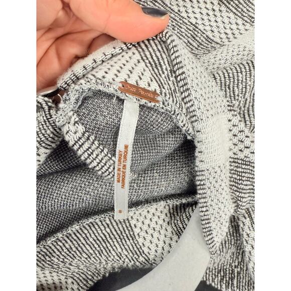 Free People Dress Small Long Sleeve Plaid Belted - Picture 4 of 6